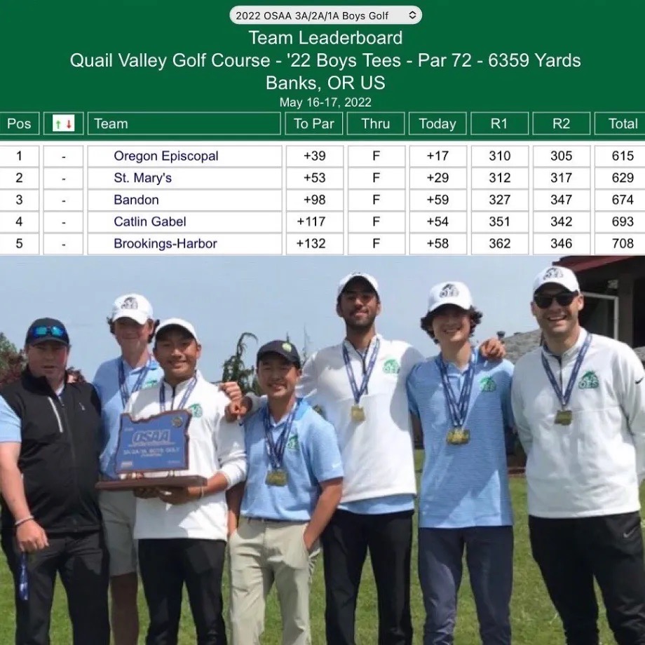 2022 Oregon state golf championships at Quail Valley